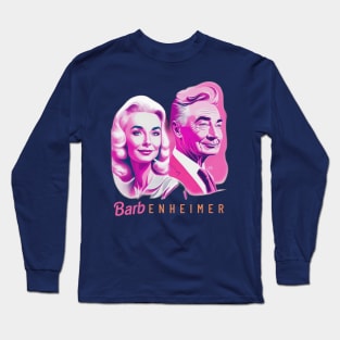 Barbenheimer retro Long Sleeve T-Shirt